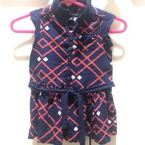 Tommy Hilfiger Infant Abby Dress Navy 3-6M